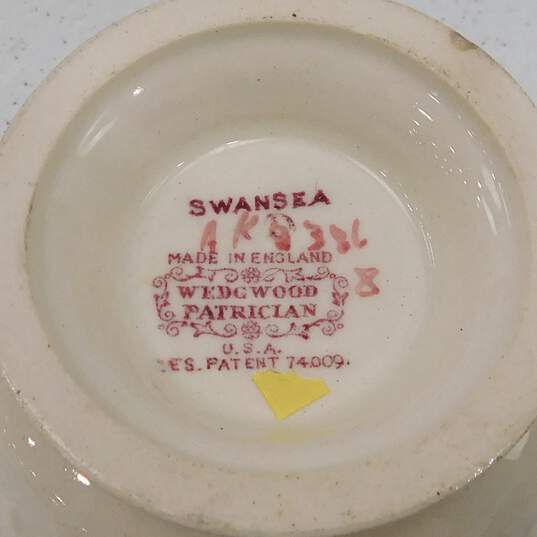 Vintage Wedgwood Patrician Swansea Teacups W/ Saucers image number 5