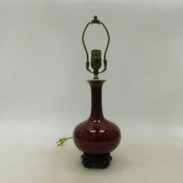 Anne Vosseller Red Table Lamp