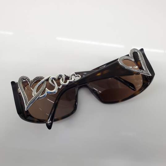 Brighton 'You Gotta Have Heart' Brown Tort Sunglasses image number 4