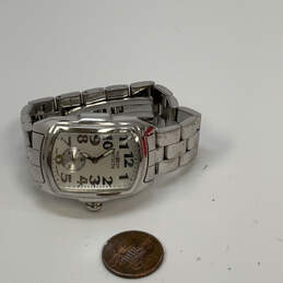 Designer Invicta Silver-Tone Chain Strap Square Dial Analog Wristwatch alternative image