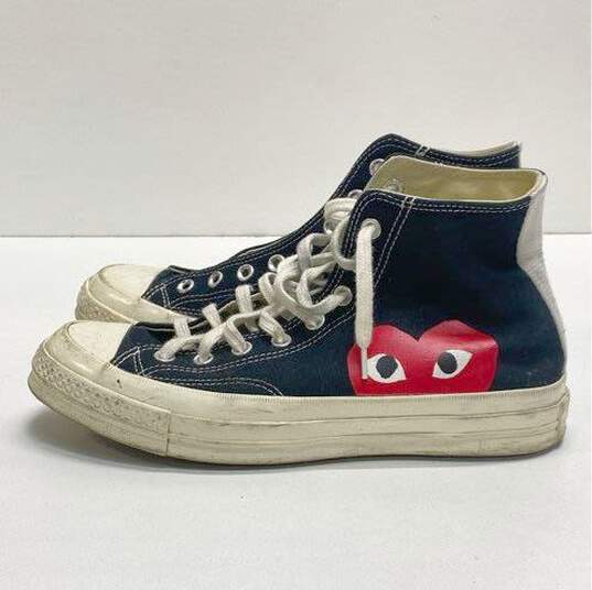 Converse X Comme Des Garcons Play Black Sneakers Women 10 image number 2