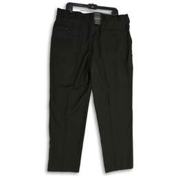 NWT Jos. A. Bank Mens Traveler Black Tailored Fit Flat Front Dress Pants 38X30 alternative image