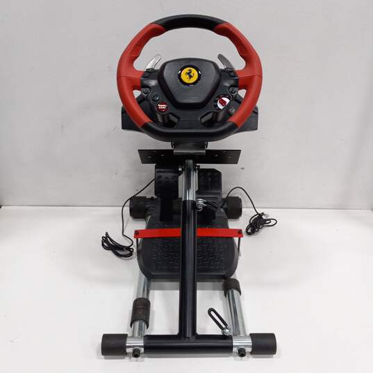 Thrustmaster Ferrari 458 Spider Racing Wheel With Pedals In Wheel Stand Pro image number 1