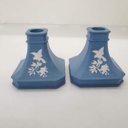 1977 Franklin Porcelain Limited Edition Candle Holders Pair