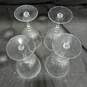 Set of 4 Clear Glass Wine Glasses image number 3