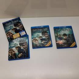 Blu-Ray Harry Potter and the Deathly Hallows 3D Complete Set + 2D & DVD Set - Item 014 051423MJS