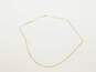 Fancy 14k Yellow Gold Herringbone Chain Necklace 2.0g image number 4