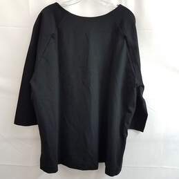 Seraphine Belted Ponte Tunic Black Size 12 alternative image