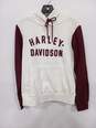Harley-Davidson Women's White Pullover Hoodie Size M image number 1
