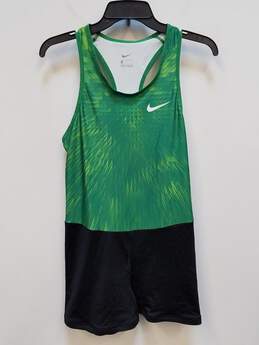 Nike Women's Green/Black Tank Size Medium