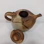 Brown Earthenware Teapot w/ Lid image number 4