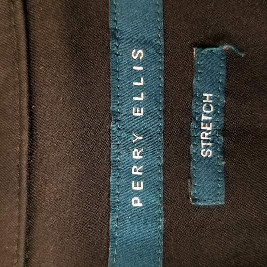 Perry Ellis Men Black Short Sleeve Shirt Size 2X image number 3