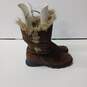 Women's Columbia Suede Side Zip Faux Fur Snow Boot Chatel Brown Sz 11 image number 4