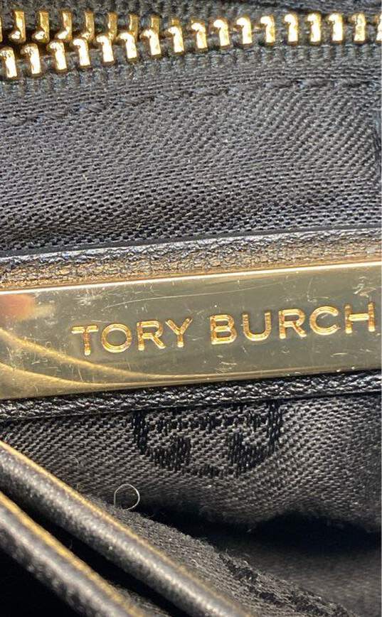 Tory Burch Leather Fleming Tassel Shoulder Bag Black image number 5