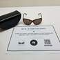 AUTHENTICATED Marc by Marc Jacobs Rectangular Brown Tort Sunglasses image number 1