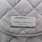 Marc Jacobs Gray Quilted Natasha Crossbody Messenger Women's Bag Purse with COA image number 6