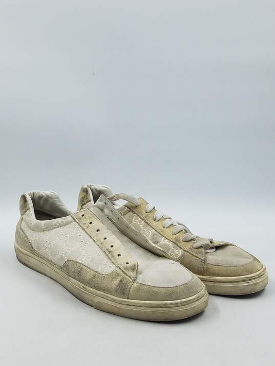 Authentic Gucci GG Ivory Court Sneaker M 11.5D image number 3