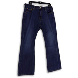 Womens Blue Denim Medium Wash Pockets Stretch Bootcut Jeans Size 16 M