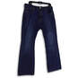 Womens Blue Denim Medium Wash Pockets Stretch Bootcut Jeans Size 16 M image number 1