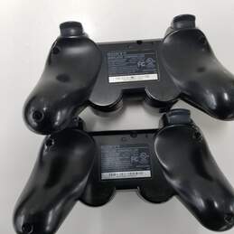 Set of 2 Sony PlayStation 3 Controllers alternative image