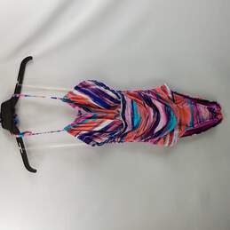 Liz Claiborne Women Swimwear 6/S Multi Color