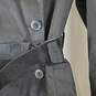 H&M Women's Black Trench Coat SZ 4 NWT image number 5