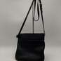 Michael Kors Womens Black Zipper Adjustable Strap Crossbody Bag Purse image number 2