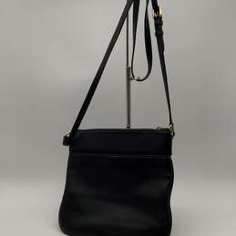 Michael Kors Womens Black Zipper Adjustable Strap Crossbody Bag Purse alternative image