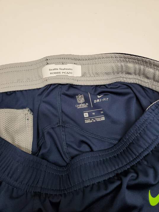 Nike Seahawks On-Field Dri-Fit Athletic Shorts image number 3