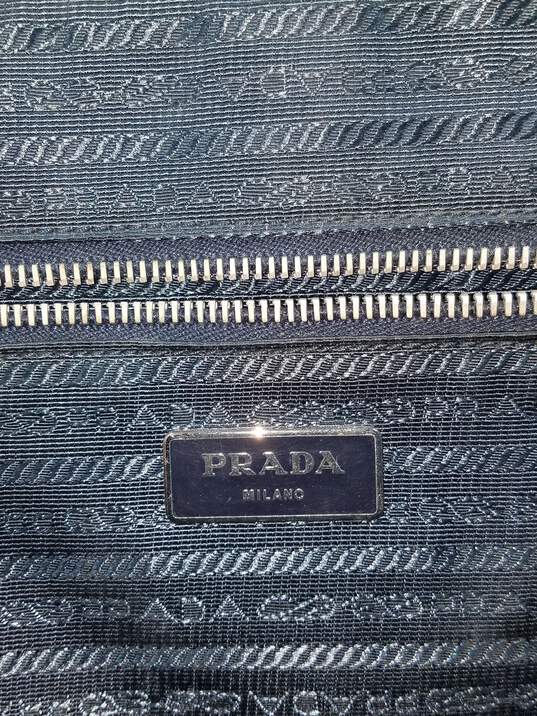 Authentic Prada Blue Saffiano Briefcase image number 6