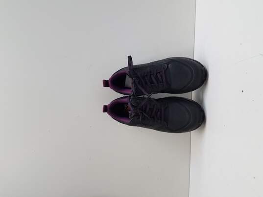 TIMBERLAND PRO WOMENS BLACK PURPLE COMP TOE WAREHOUSE SNEAKERS Shoes Size 7.5 image number 6