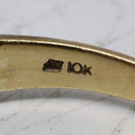 10K Yellow Gold 'MOM' Ring(Size 7.5)-1.7g image number 6