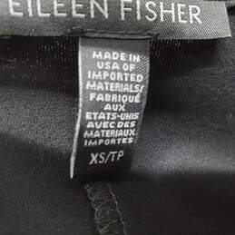 Eileen Fisher Womens Point-Collar Wide-Leg Jumpsuit Sz XS/TP alternative image