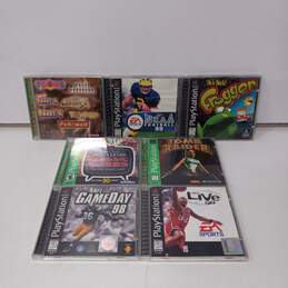 Bundle of 7 Original Sony PlayStation Video Games