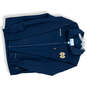 Mens Blue Long Sleeve Notre Dame Omni-Shield Full-Zip Jacket Size Large image number 1