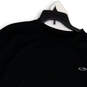 Mens Black Crew Neck Short Sleeve Regular Fit Pullover T-Shirt Size Large image number 3