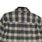 NWT Mens Multicolor Plaid Spread Collar Short Sleeve Button-Up Shirt Size Large image number 4