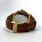 Designer Michael Kors Catlin MK-2375 Brown Leather Strap Quartz Wristwatch image number 3