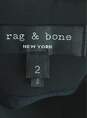 Rag & Bone Women Black Strap Slit Dress Sz 2 image number 3
