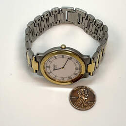 Designer Seiko 5Y29-6019 Two-Tone Stainless Steel Round Analog Wristwatch alternative image