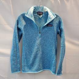 Patagonia Half Zip Blue Pullover Sweater Size XS