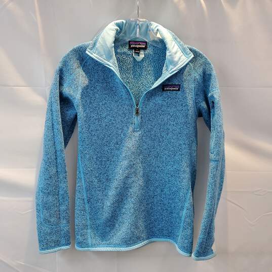 Patagonia Half Zip Blue Pullover Sweater Size XS image number 1