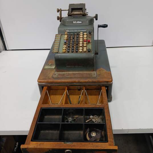 Vintage R .C. Allen Business  Machine Circa 1950's - Cash Register image number 2