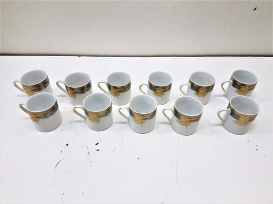 Bundle of 19 Dimlaj Fine Porcelain 233 Demitasse Teacups & Saucers image number 2