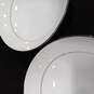 Pair of Noritake Buckingham White Ceramic Bowls image number 3