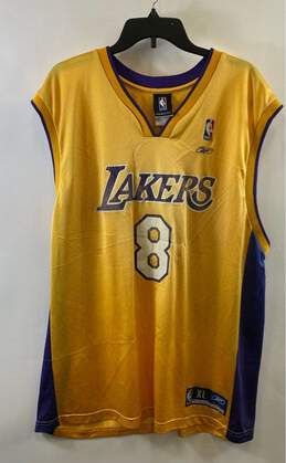 Lakers Yellow Jersey 8 Kobo Bryant - Size X Large