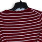 Womens Multicolor Striped Long Sleeve Crew Neck Pullover Sweater Size M image number 4