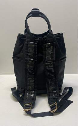 Versace Parfums Black Nylon Small Drawstring Backpack Bag alternative image