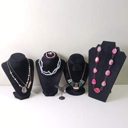 Fairy Core Pink and Purple Tones Semi Precious Gemstone Mineral Stone Costume Jewelry Collection
