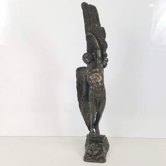 Icarus Bronze Sculpture / Art Deco Greek Mythology Statue image number 1